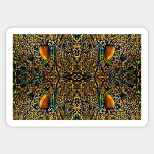 Pattern of Golden Wheat Seed by mavicfe Sticker